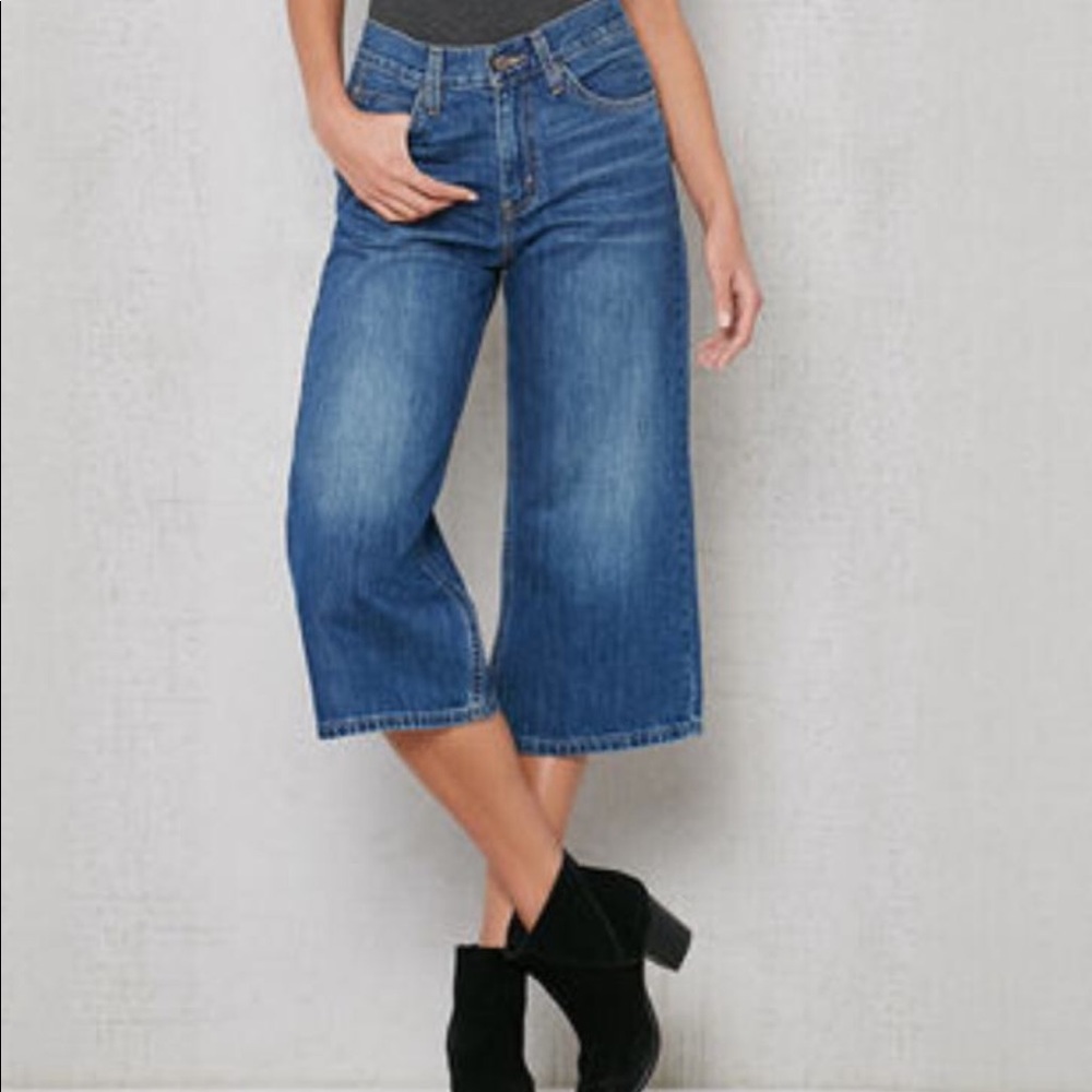 Levi's The Culotte Jean denim gauchos